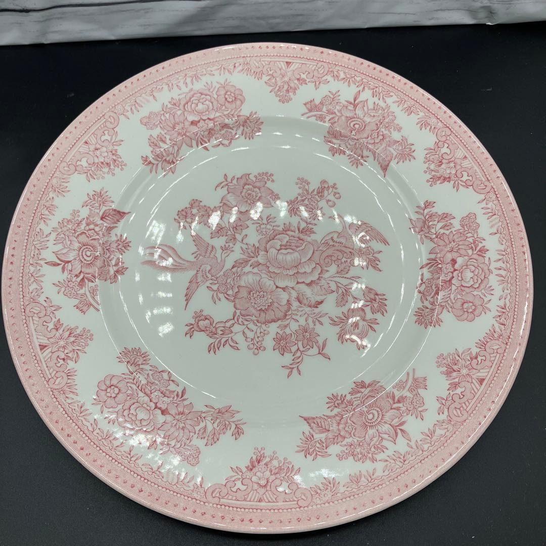 5枚まとめ バーレイ ピンクアジアティックフェザンツ お皿 プレート