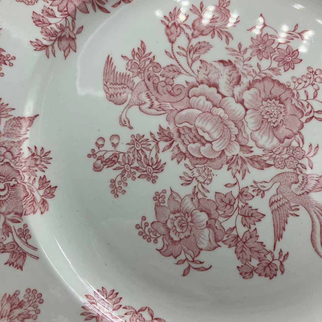 5枚まとめ バーレイ ピンクアジアティックフェザンツ お皿 プレート