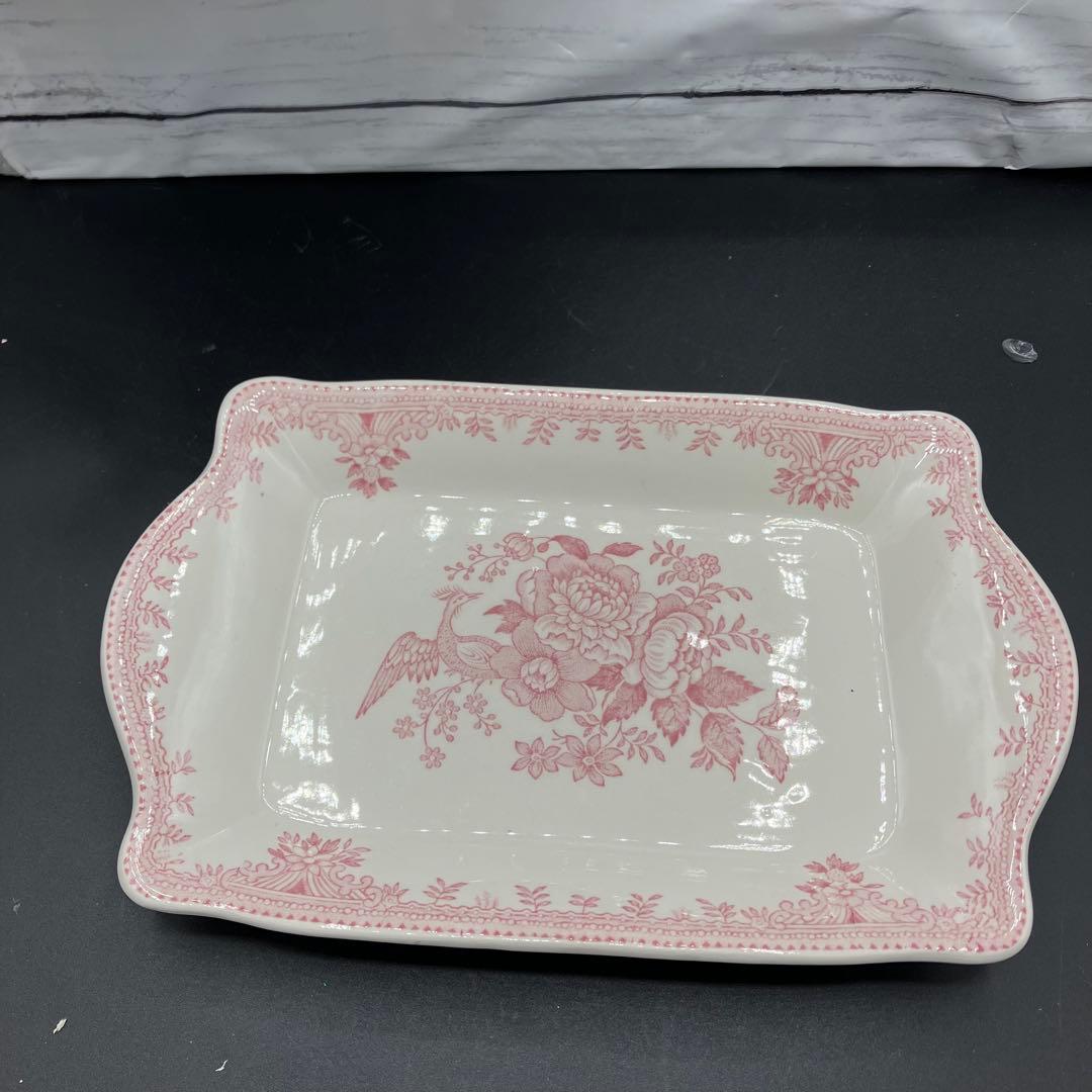 5枚まとめ バーレイ ピンクアジアティックフェザンツ お皿 プレート