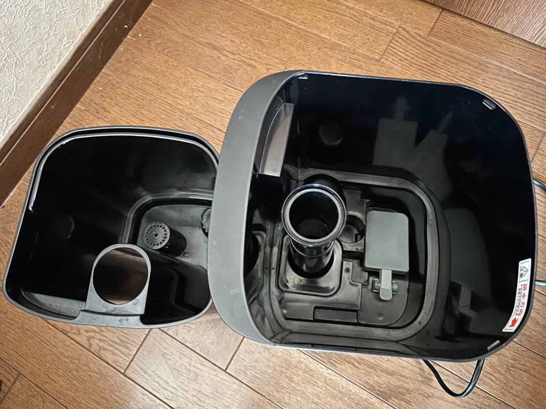 アイリスオーヤマ 加湿器 超音波/スチーム式ハイブリット UHK-500-B