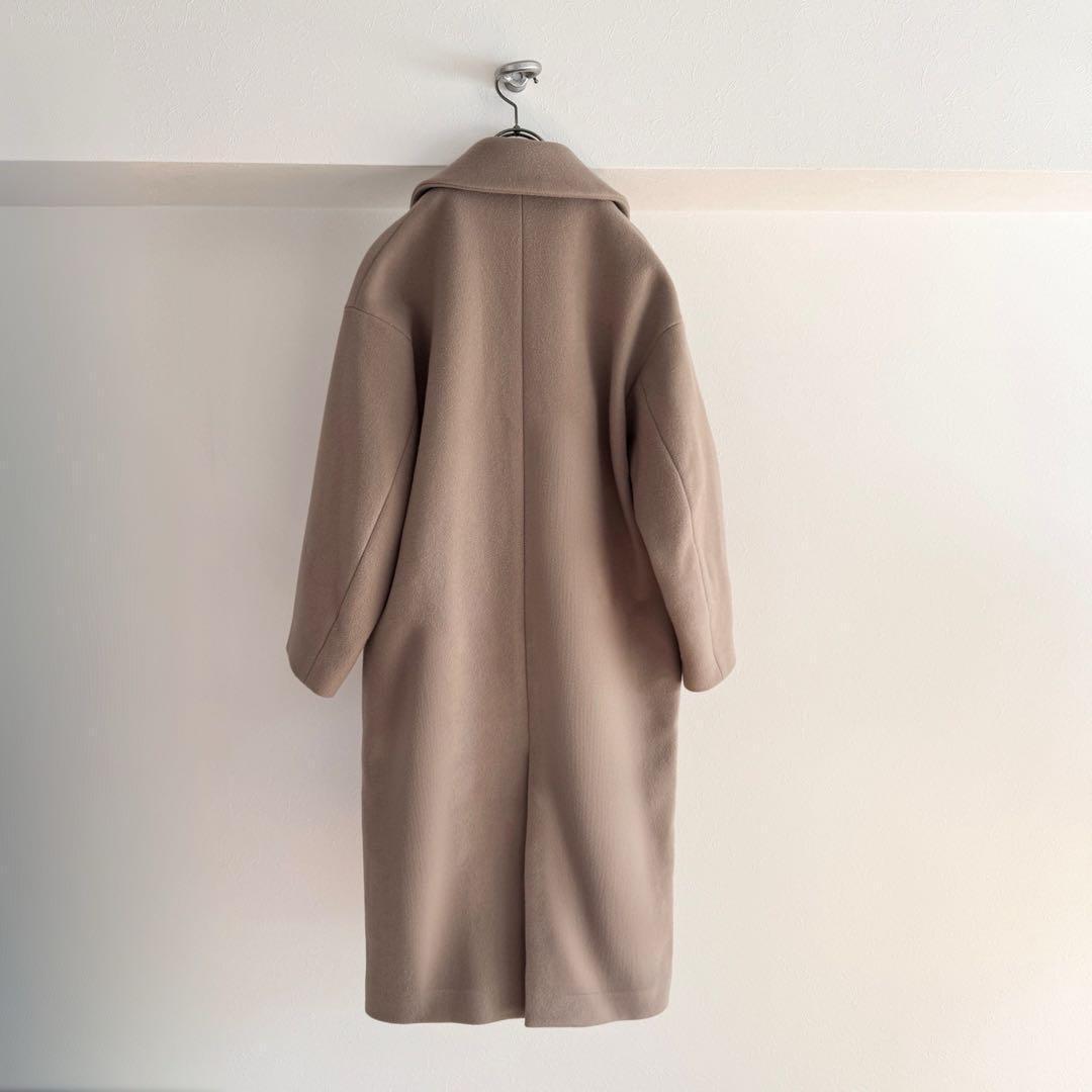 イエナ／極美品❤️定番人気MANTECOオーバーチェスターコート モカベージュ36