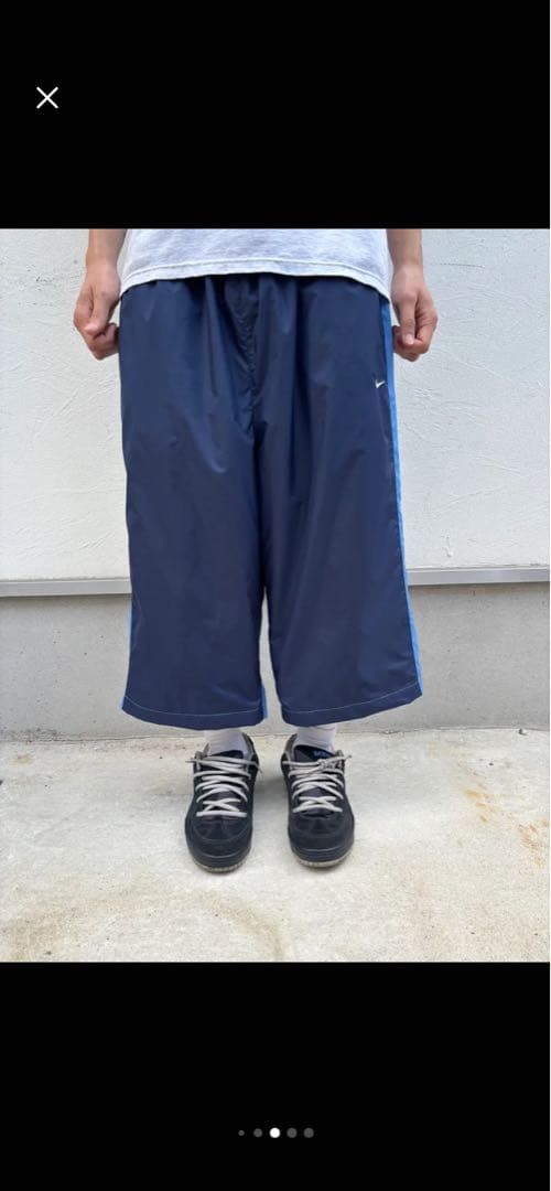 パンツ 00s NIKE Super Baggy Long Nylon Shorts