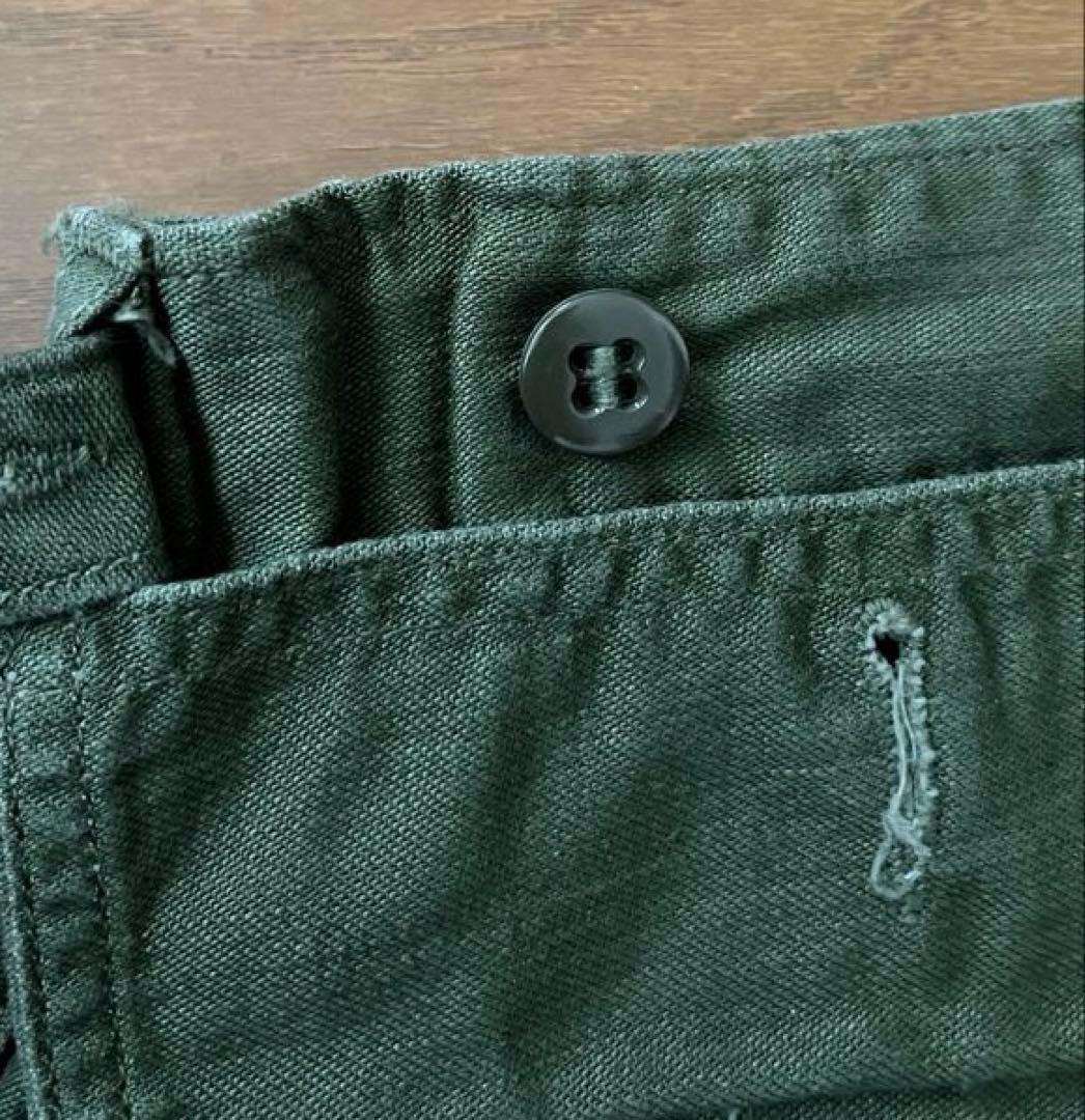 USED アメリカ軍 60s ベイカーパンツ ボタンフライ＆サイドアジャスター