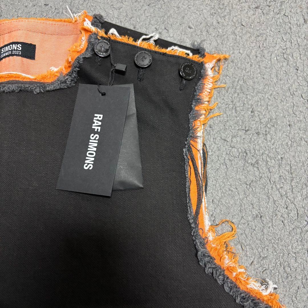 RAF SIMONS 23SS ダブルデニムトップ ノースリーブ ベスト 未使用