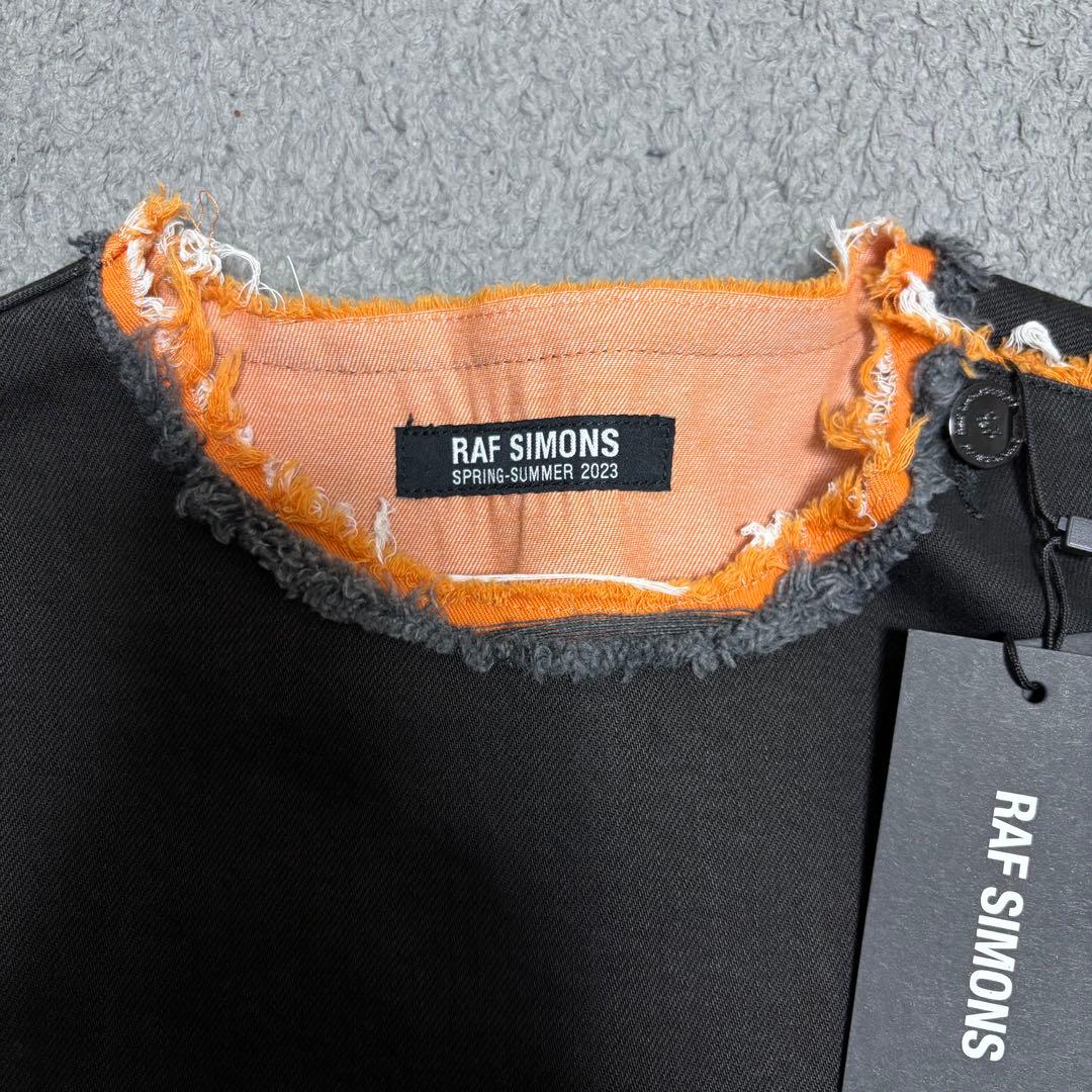 RAF SIMONS 23SS ダブルデニムトップ ノースリーブ ベスト 未使用
