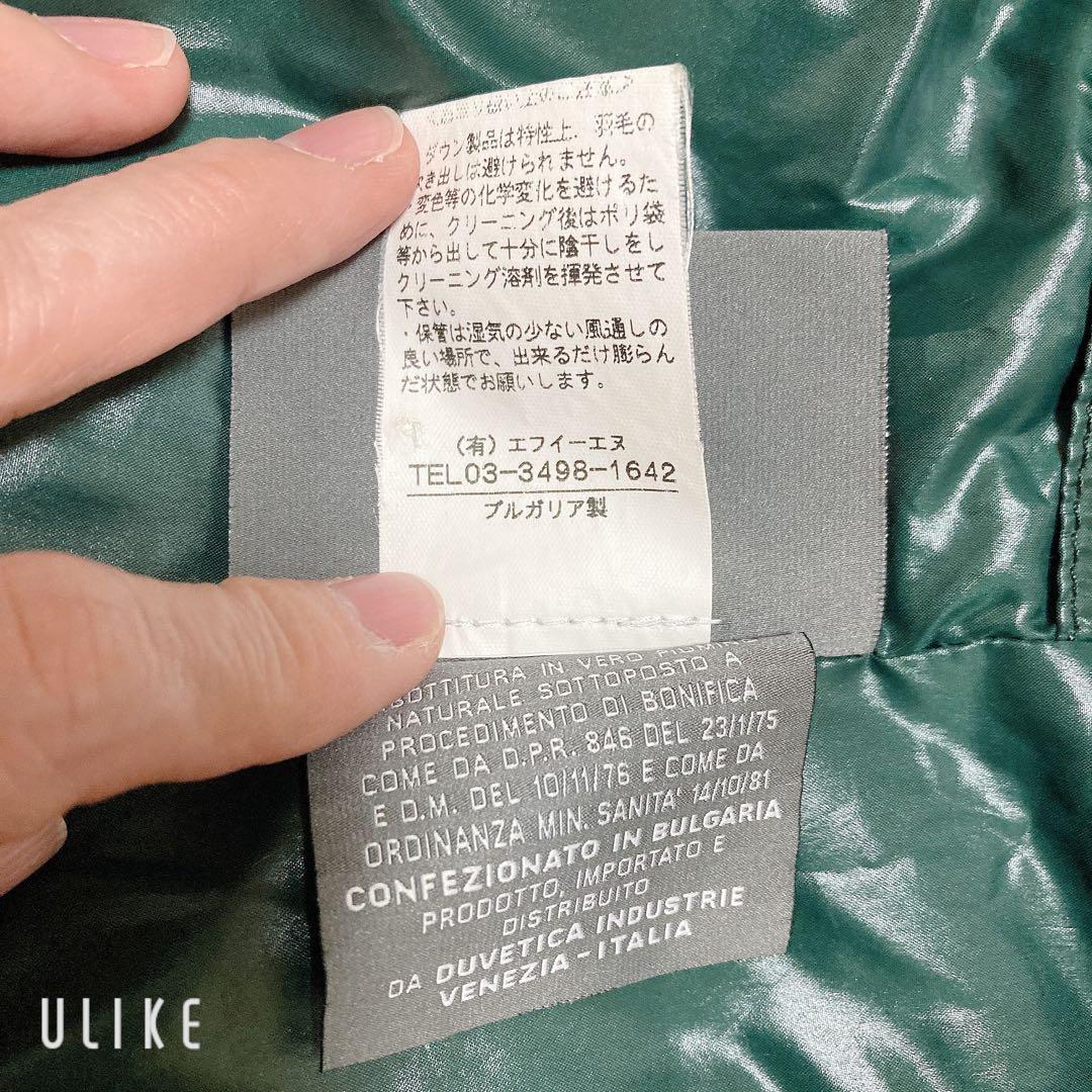 【極美品】DUVETICA デュベティカ　フード付　高級ダウンベスト　紫　大人気