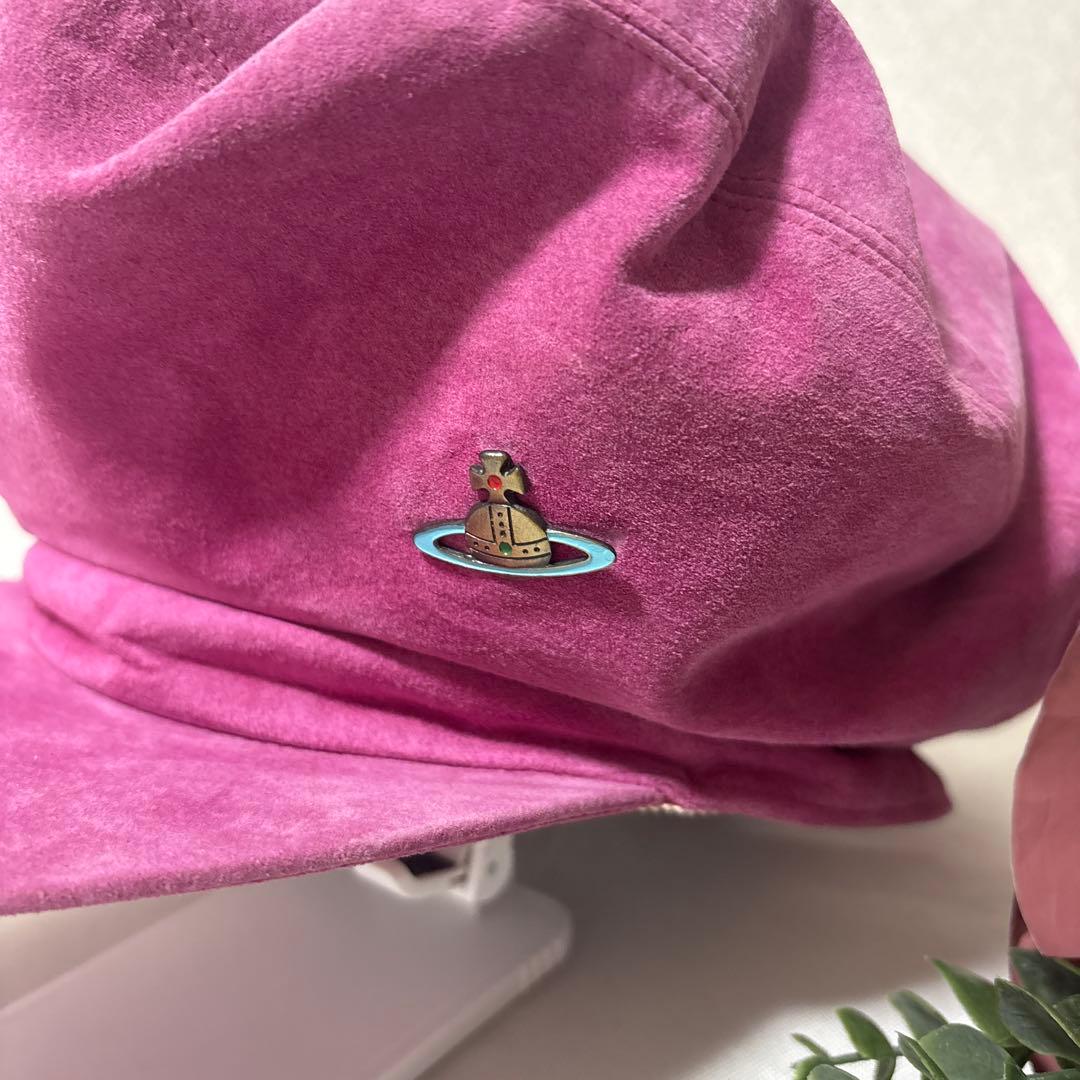 希少　Vivienne Westwood キャスケット スエード オーブ
