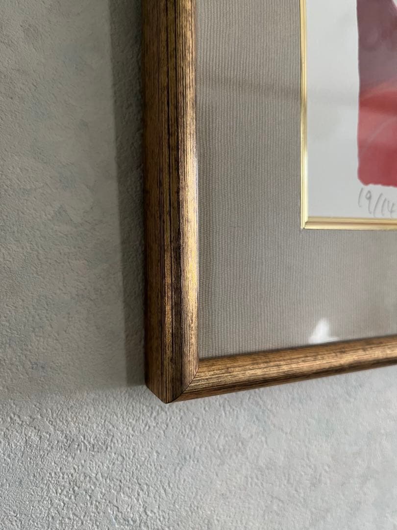 限定版画　額入り　エディション番号、証明書.直筆サイン19/140 ジニー・キム