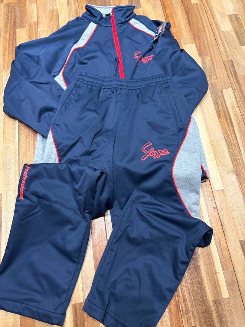 久保田スラッガー　セットアップ　上下セット　野球ウェア　トレーニングウェア