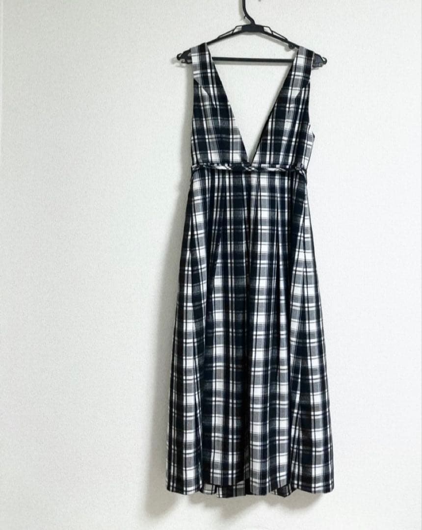 新品 herlipto Classic Plaid Jumper Dress