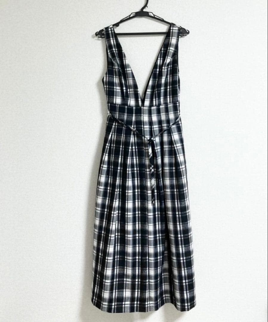 新品 herlipto Classic Plaid Jumper Dress