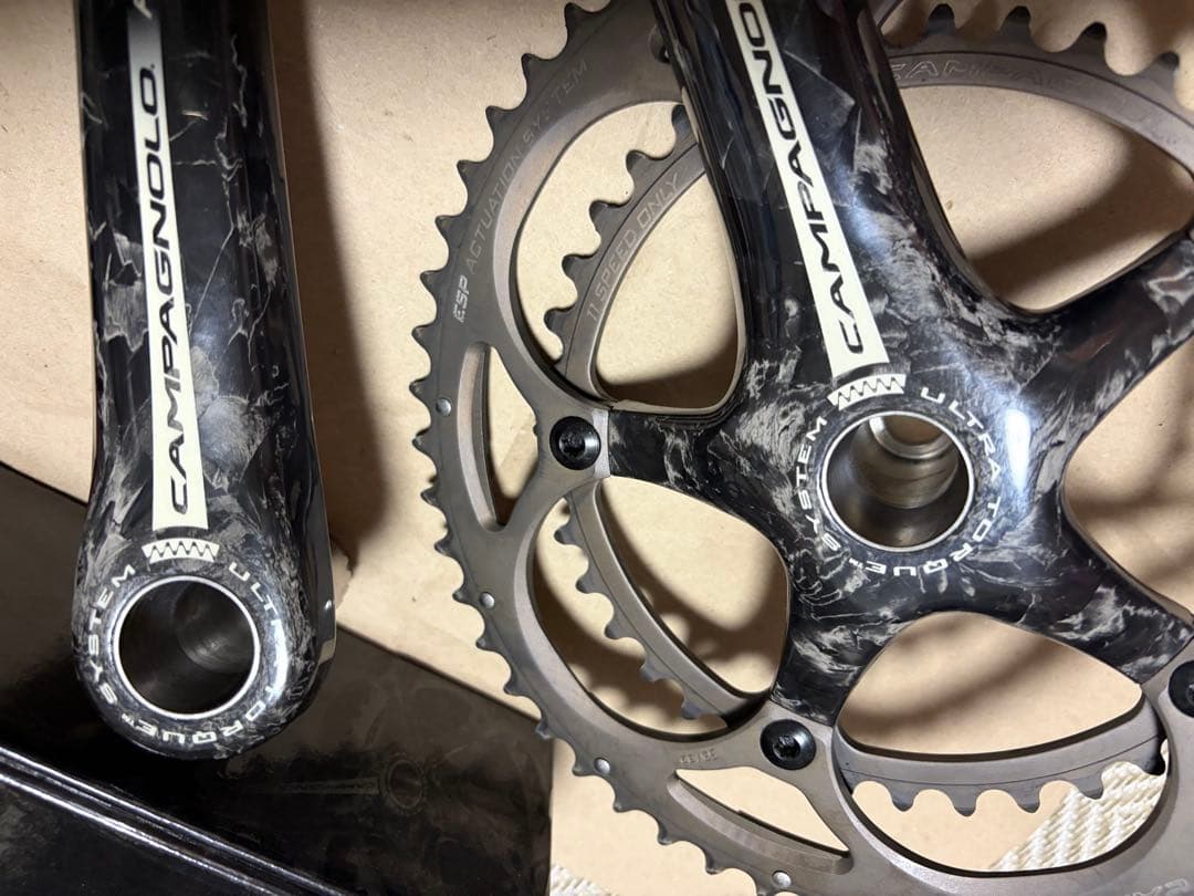 カンパニョーロ アテナ カーボンクランク ウルトラトルク53/39 170mm