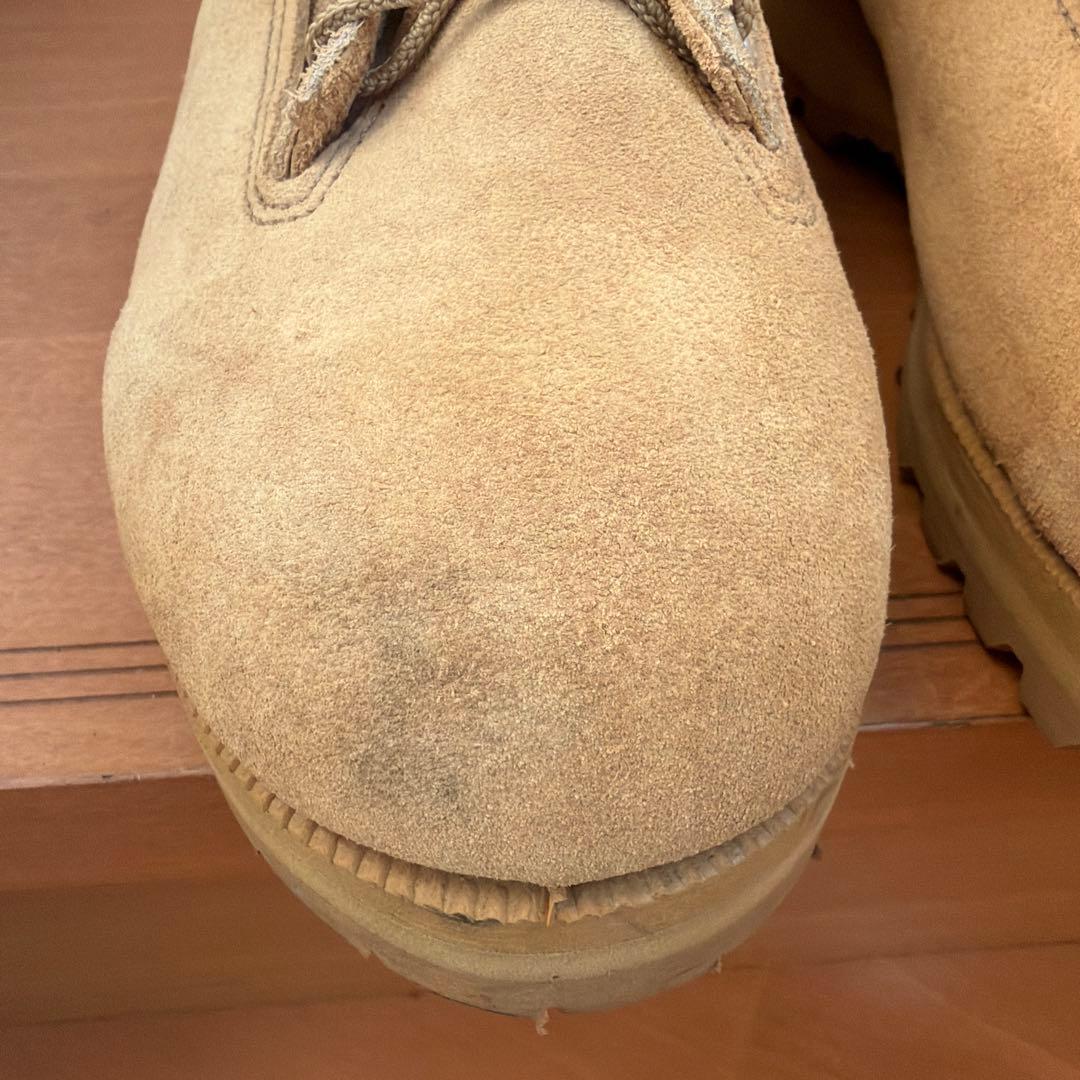 BELLEVILLE ベージュ ミリタリーブーツ