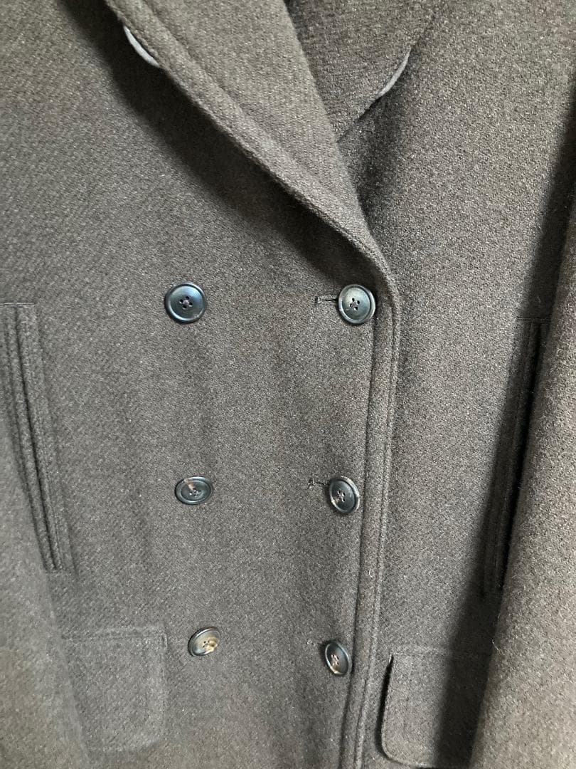 新品 COMOLI ヤクメルトン ショールカラーコート J03-04011