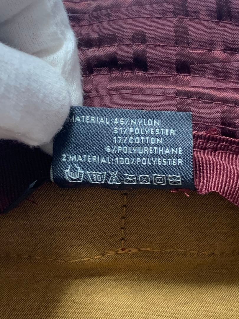 ✨FENDIレディースバケットハット✨秋冬アイコンFF✨清楚なワインレッド