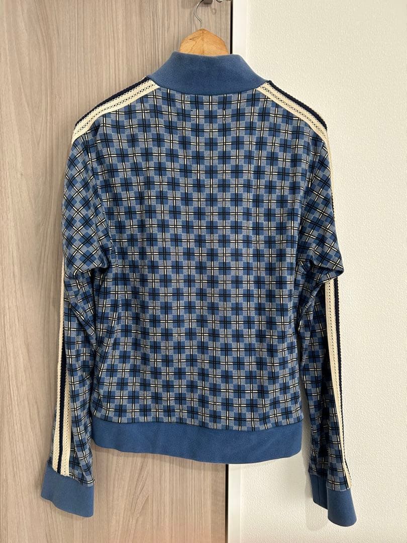 古*ウ様 WALES BONNER ブルーLondonトラックスーツジップアップ