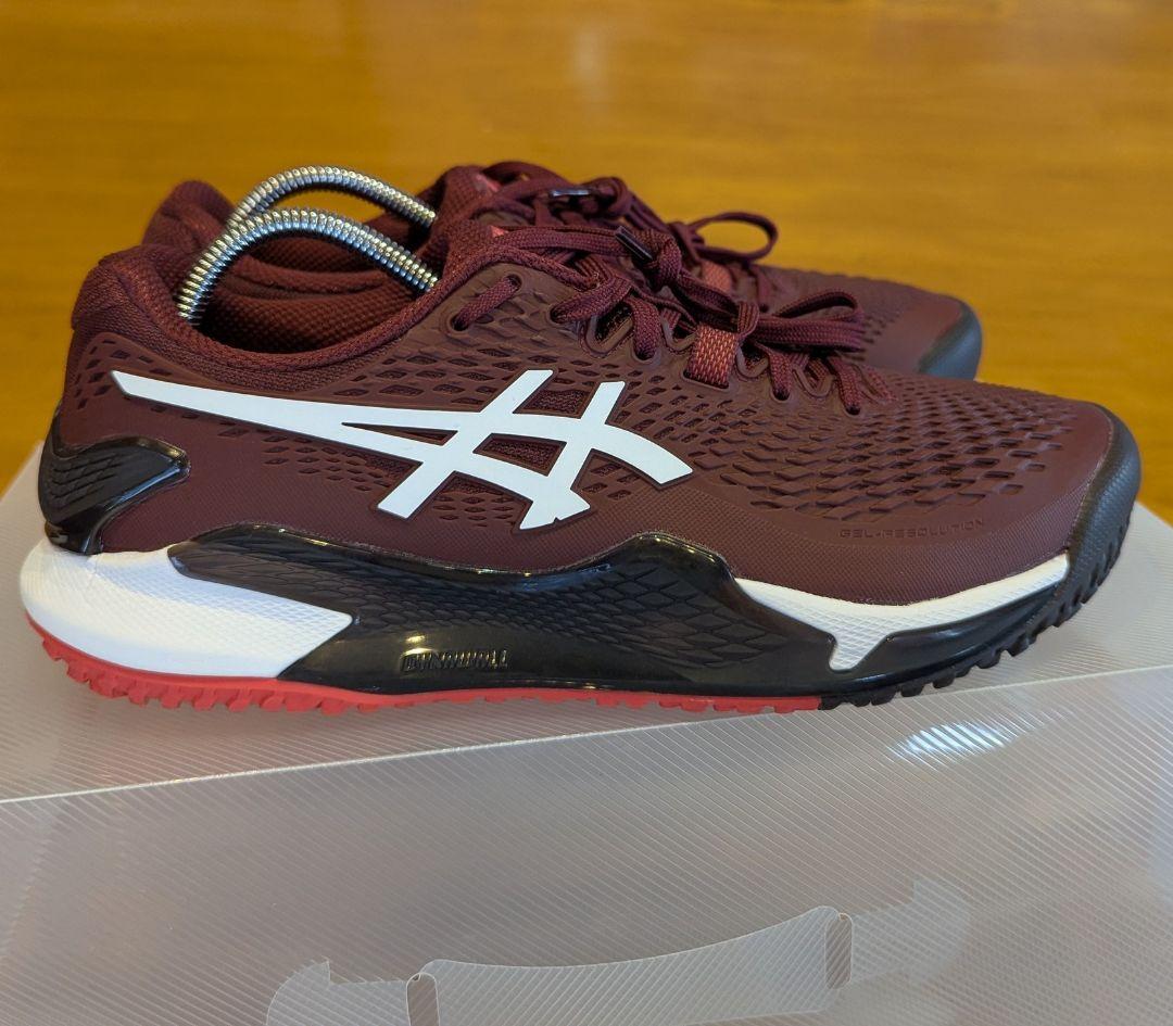 【美品】asics アシックス テニスシューズ GEL-RESOLUTION 9