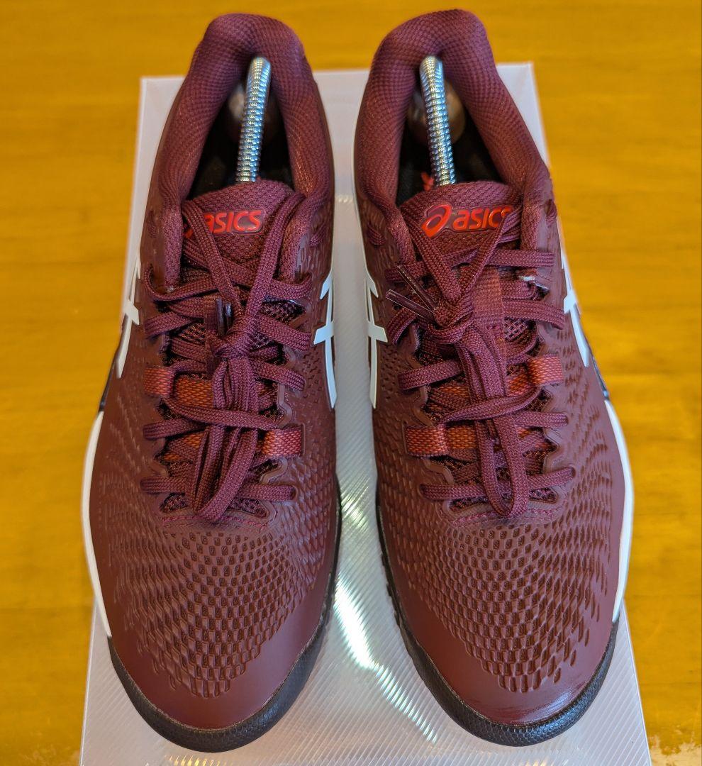 【美品】asics アシックス テニスシューズ GEL-RESOLUTION 9