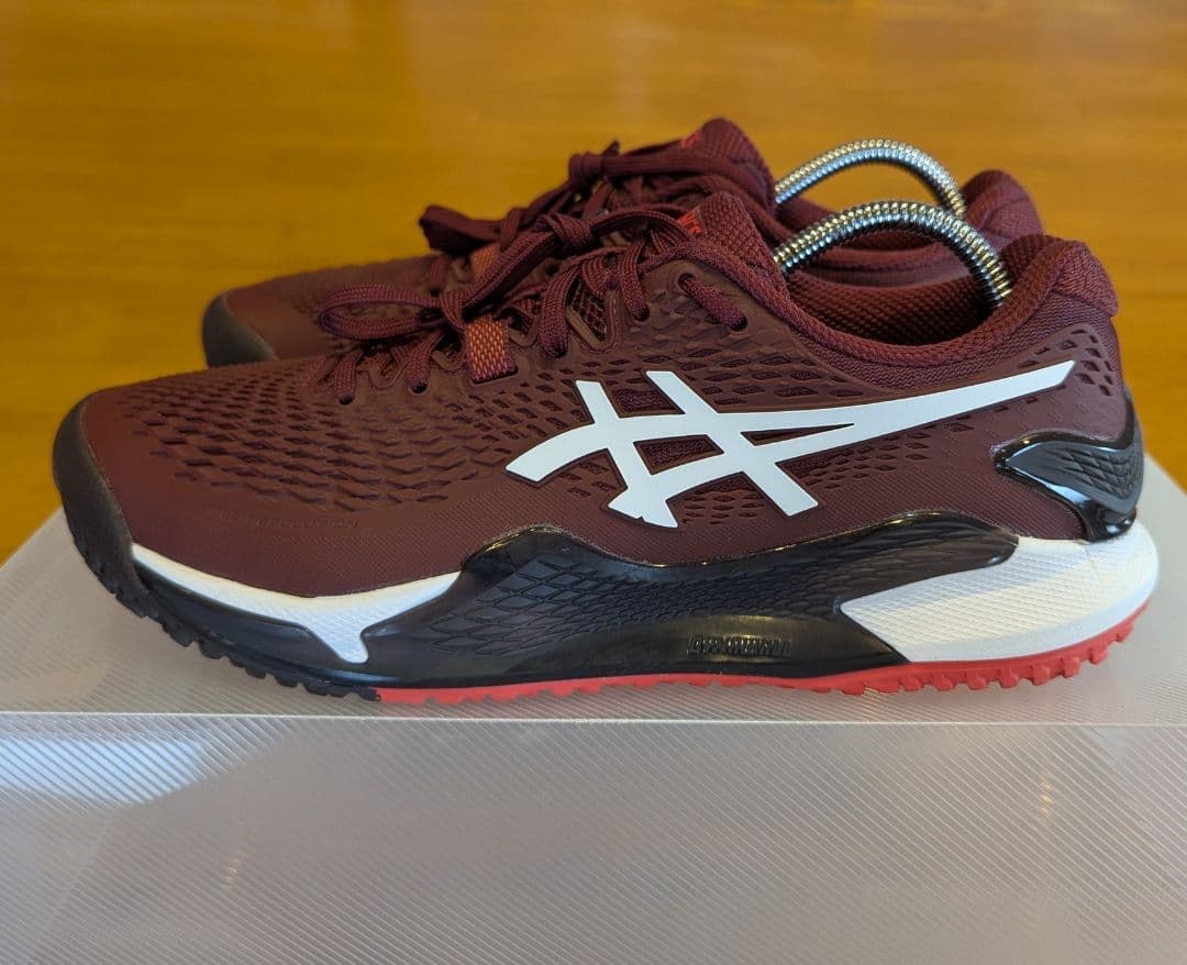 【美品】asics アシックス テニスシューズ GEL-RESOLUTION 9