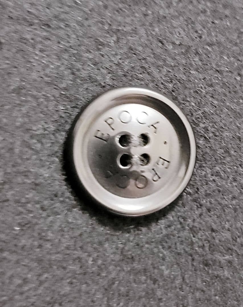 【EPOCA】美品 ウールロングコート フォックスファー　クリーニング済み40