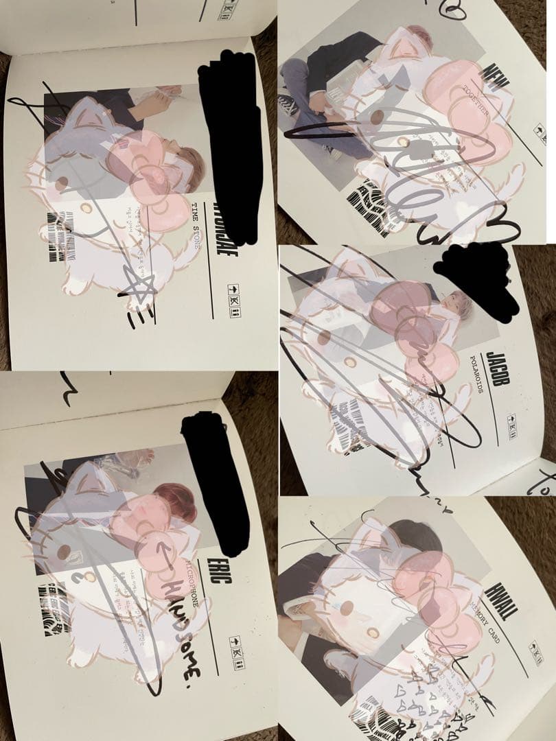 THE BOYZ 直筆サイン　アルバム　ポストイット　トレカ