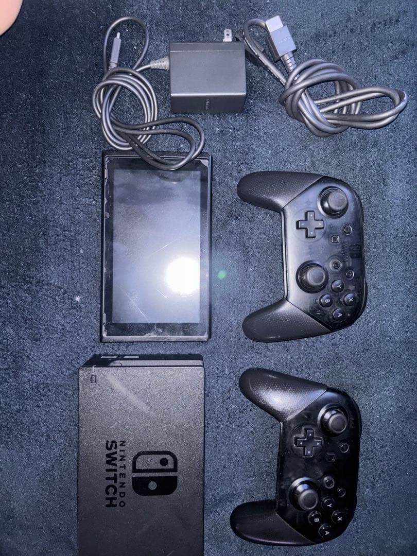 Nintendo Switch 本体 ブラック コントローラー2個