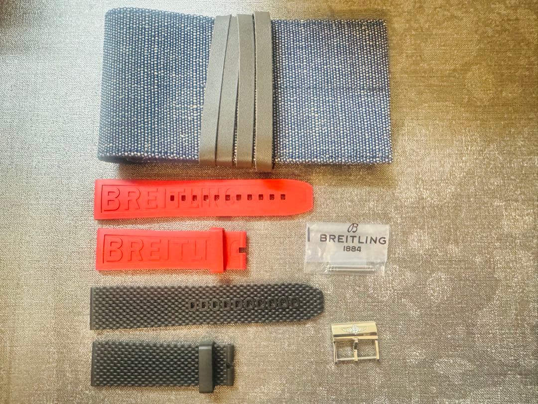 ブライトリング純正ラバーベルト