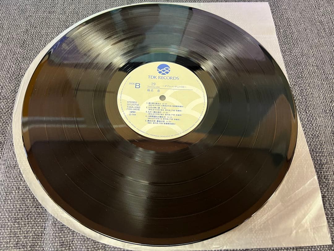 LP邦楽　椎名恵 29 Twenty-nine T28A-1060 帯付1988