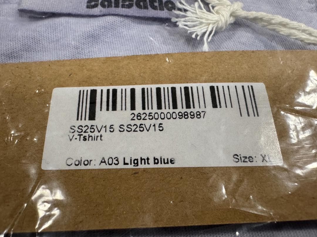 Salsation サルセーションウェア　lightblue V-Tshirt