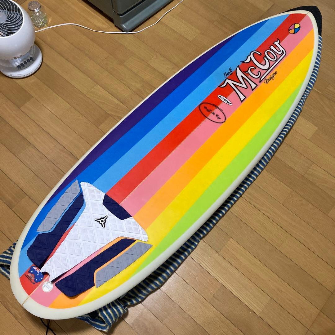 激レア！McCoy さんハンドシェイプPot Belly サーフボード
