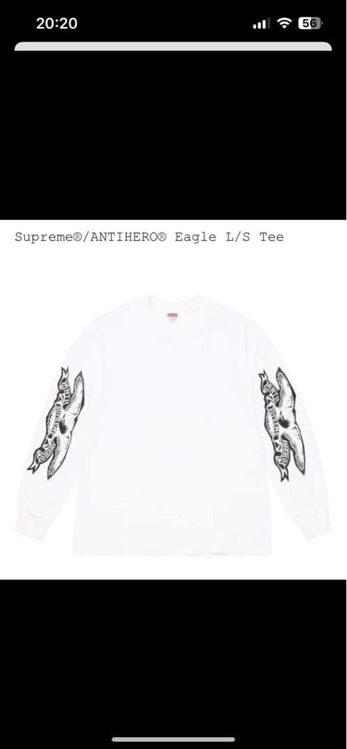 Supreme®/ANTIHERO® Eagle L/S Tee
