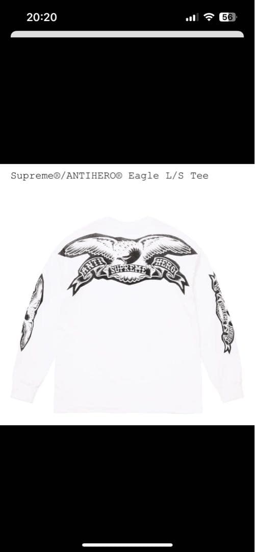 Supreme®/ANTIHERO® Eagle L/S Tee