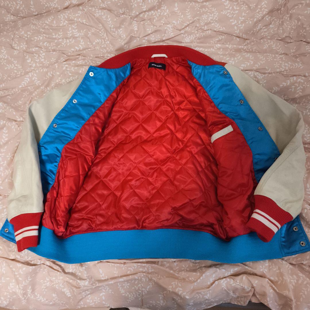 DIESEL レザースタジャン　美品！！ Lサイズ