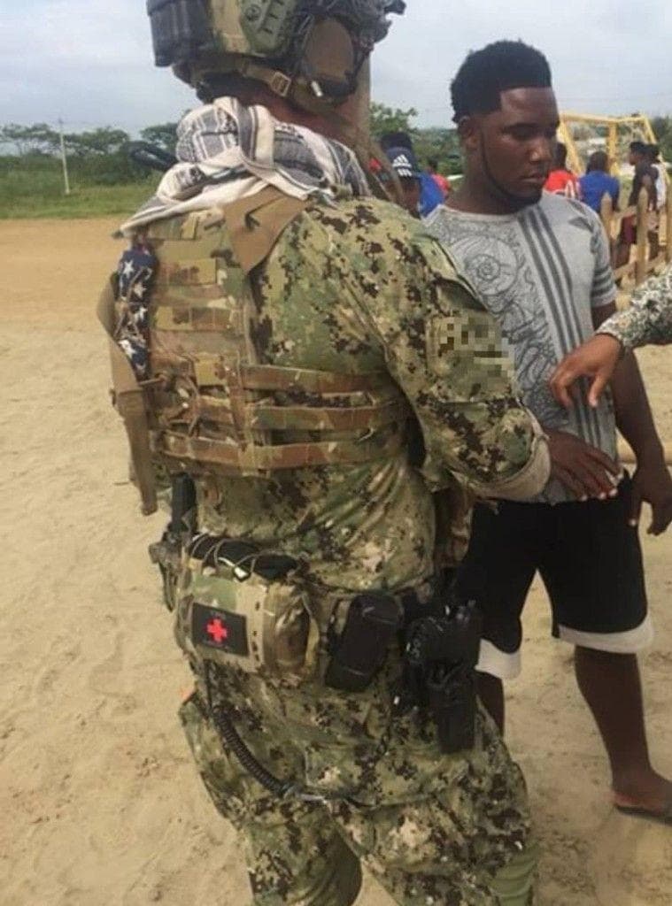 K*C様 SEMAPO AOR2 コンバットパンツ NAVY CUSTOM DE