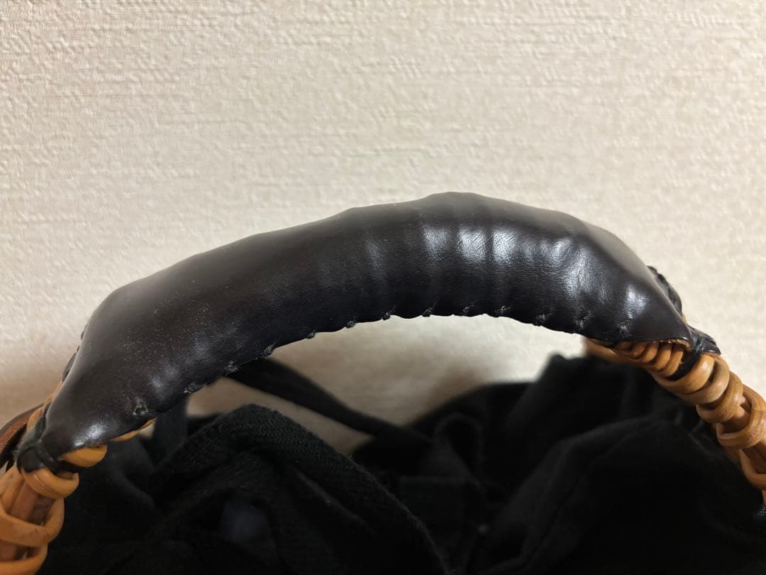 ebagos エバゴス　チョコボール　カゴ　黒革