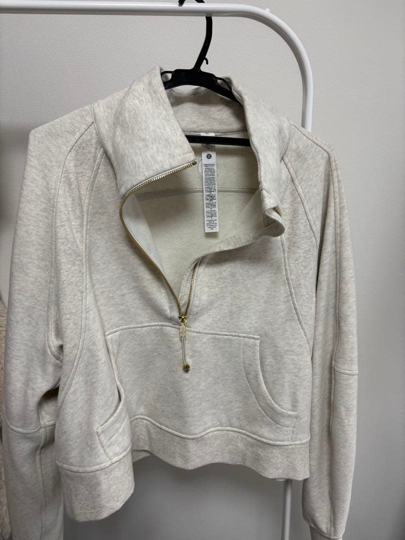 トップス Lululemon Scuba Oversized half ziphoodie