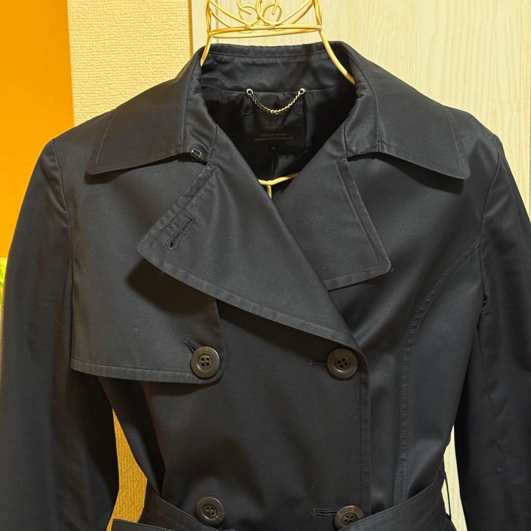 23区 トレンチコート ネイビー 40サイズ