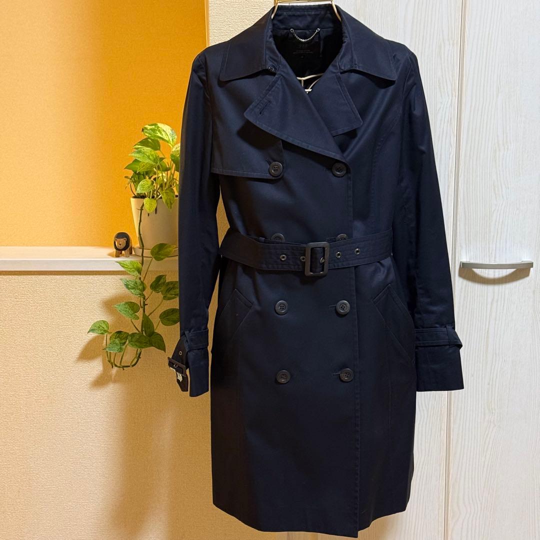 23区 トレンチコート ネイビー 40サイズ