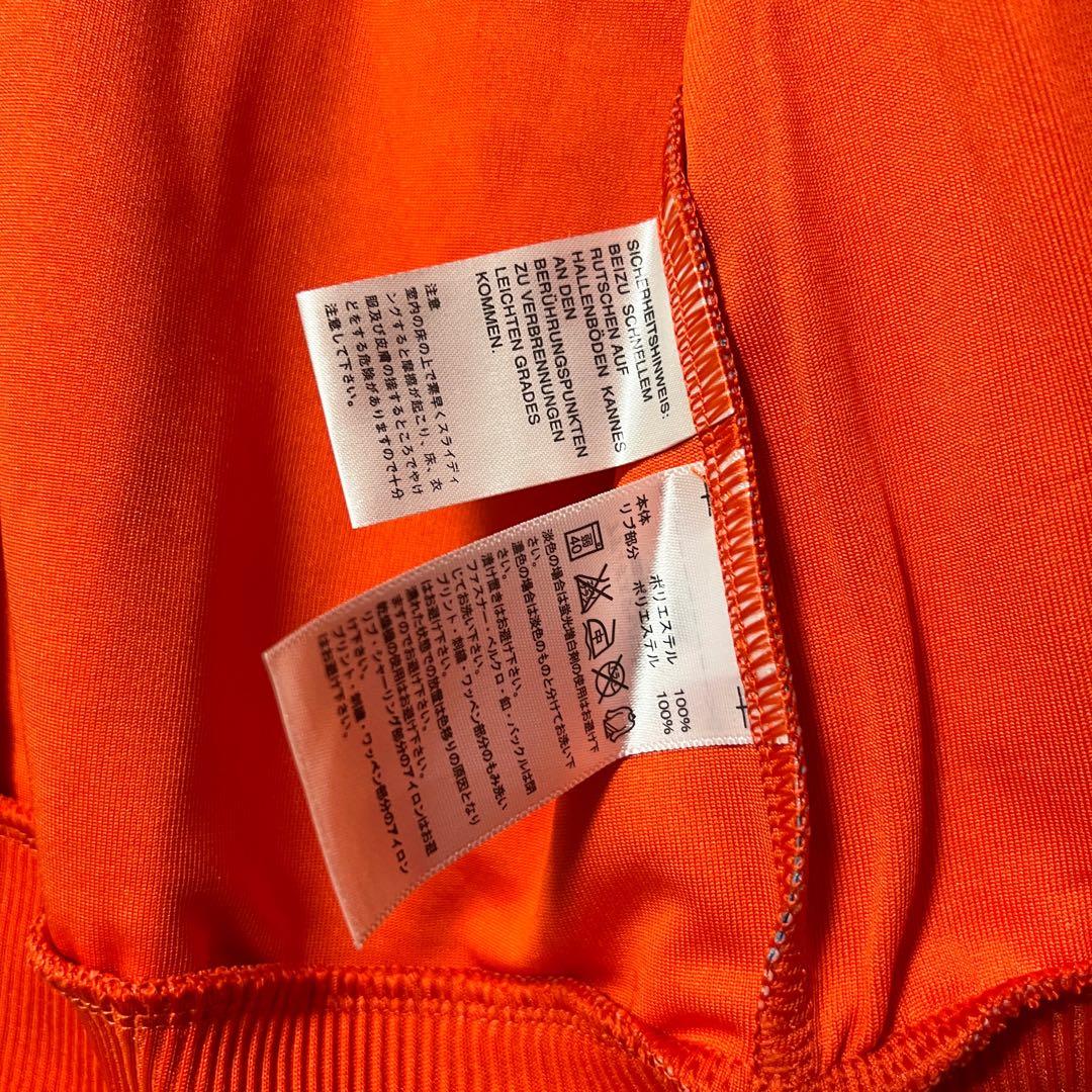 RODEO CROWNS adidasトラックジャケット オレンジ花柄　Sサイズ