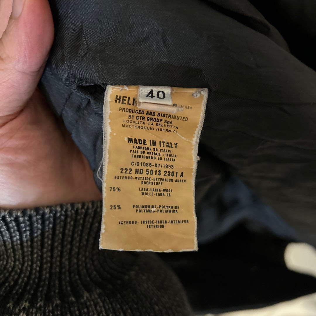 HELMUT LANG 本人期97aw ウールコート