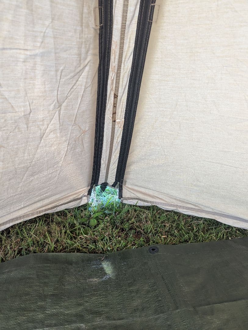 値下げ☆TC素材！FIELDOORパップテントTC320＋横幕＋前幕フルセット☆