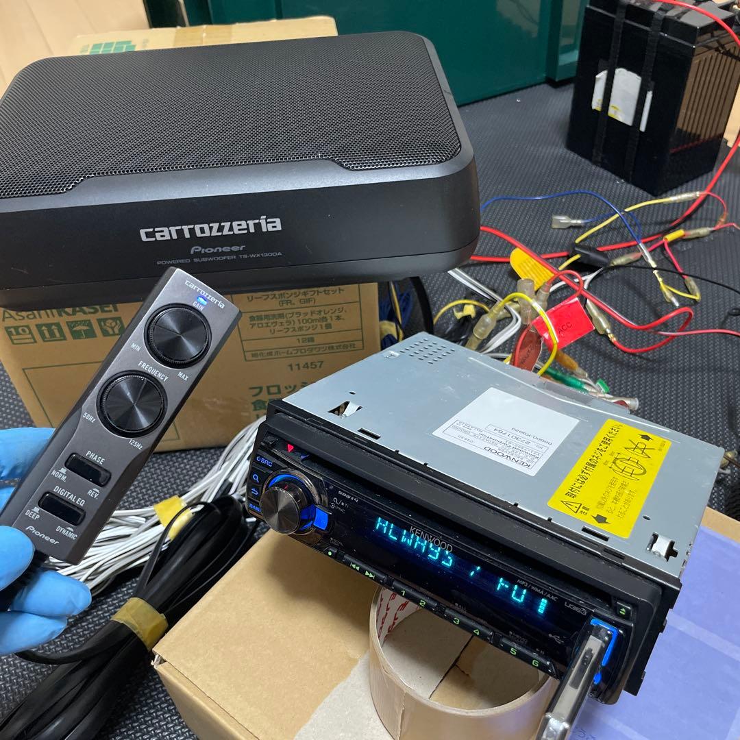 パイオニア Carrozzeria TS-WX130DA サブウーファー動作確認