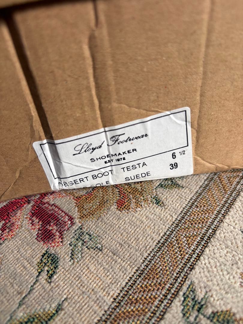 【新品】Lloyd Footwear デザートブーツ 英国製/ボーイズマーケット