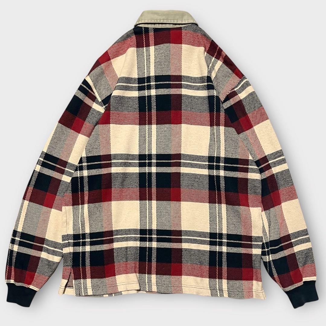 【美品❗️希少】 ラルフローレン 90s USA製 ポロシャツ 長袖 RRL