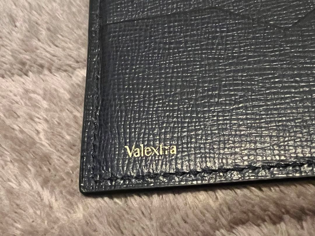 Valextra ネイビー マネークリップ