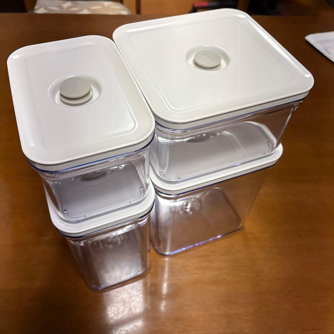 VAKUEN プレミアム真空保存容器&全自動食品シーラー機5点セット