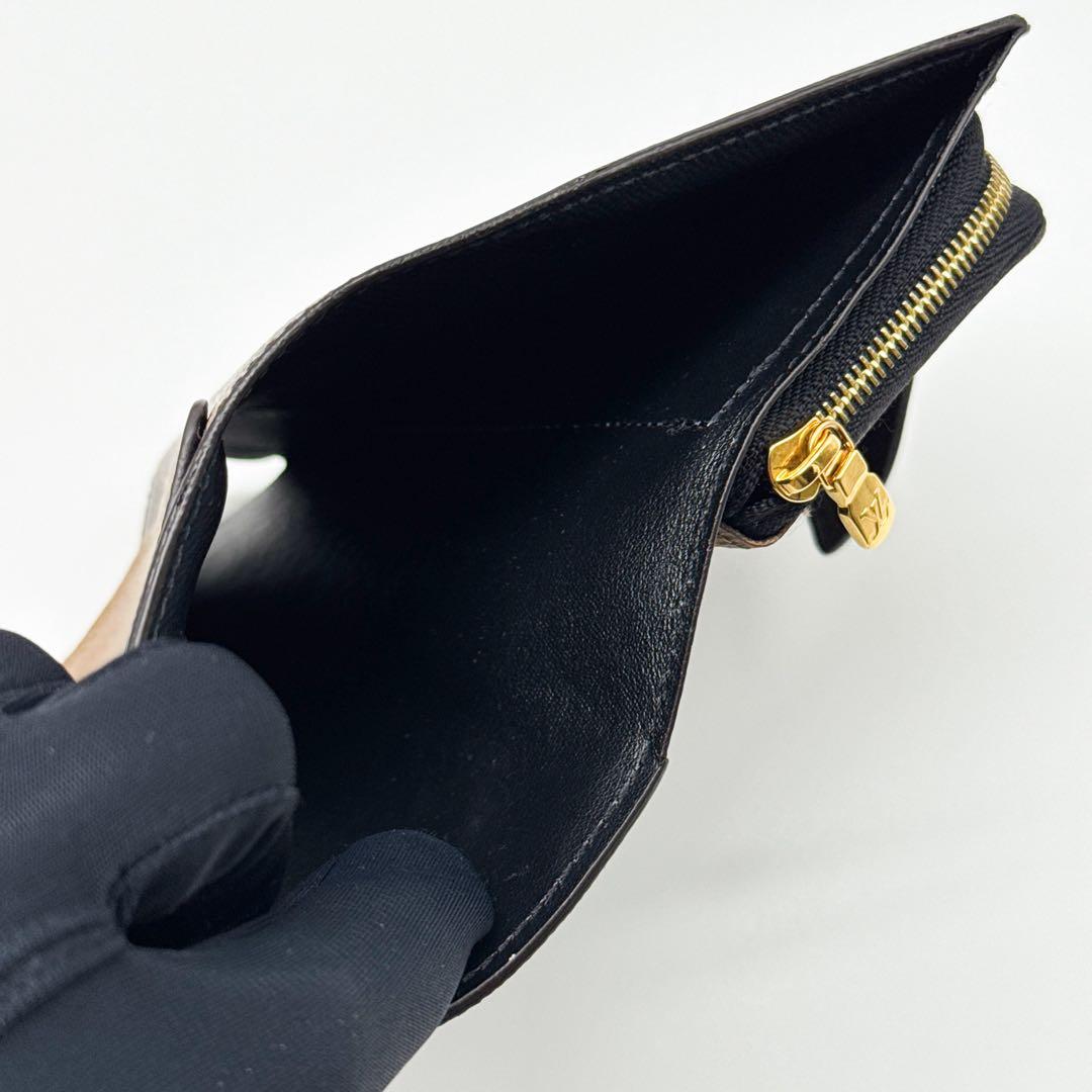 ルイヴィトン モノグラム ポルトフォイユ ジュリエット 折り財布 財布 ブラウン