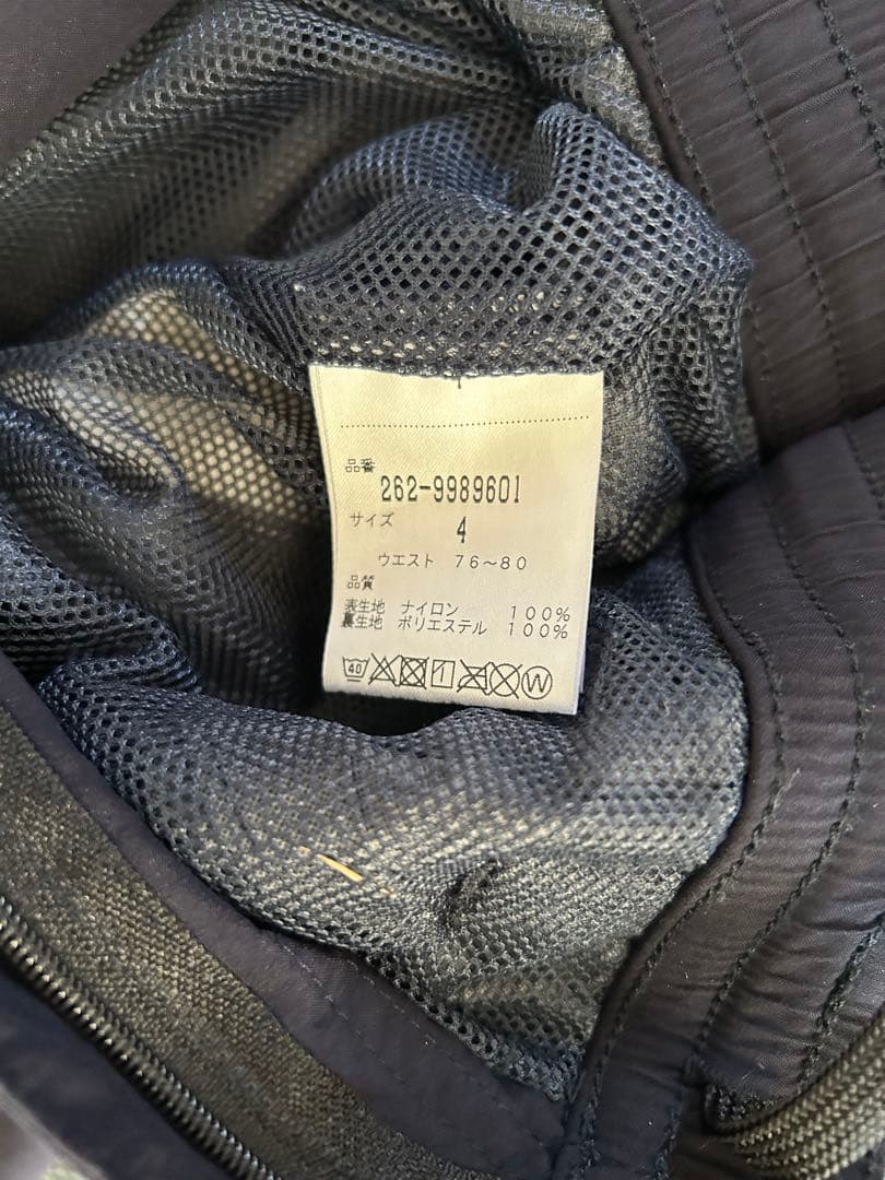 ジャックバニー 2way レインウエア上下セット ネイビー ホワイト4(M)中古