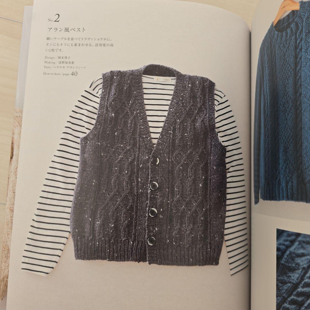 ベーシックなメンズニット