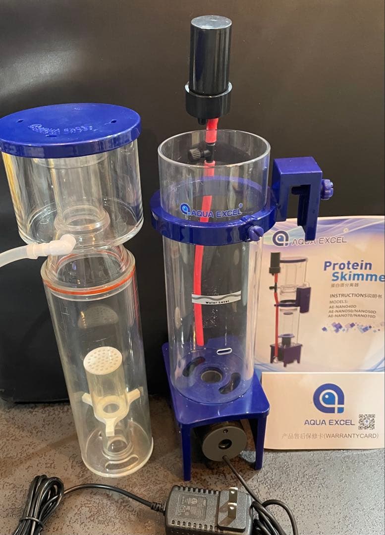 アクアエクセル DCポンプ　NANO70D プロテインスキマー 200L